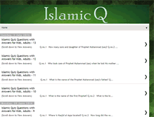 Tablet Screenshot of islamicq.com